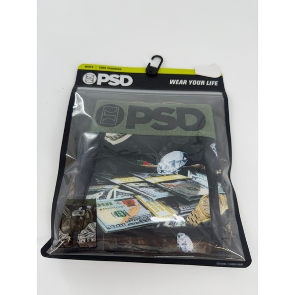 PSD Men's Catch A Bag Boxer Briefs Size Medium M NIB Core Standard